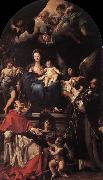 Carlo Maratti, Madonna and Child Enthroned with Angels and Saints